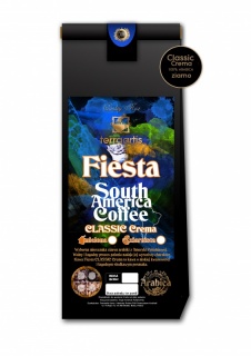 Kawa FIESTA SOUTH AMERICA Classic Crema 500 g Ziarno